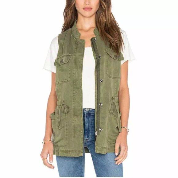 Sanctuary Jackets & Blazers - Sanctuary Anthropologie Army green Sz. S Canyon Military Vest Utility
